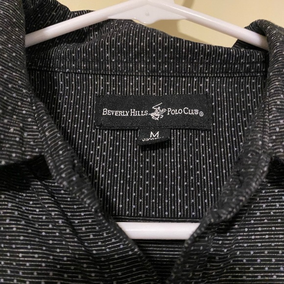 Beverly Hills Polo Club Men’s Shirt Size Medium - Picture 2 of 6